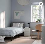 Ikea Slattum bed 2x, Ophalen, Eenpersoons, 200 cm, Grijs