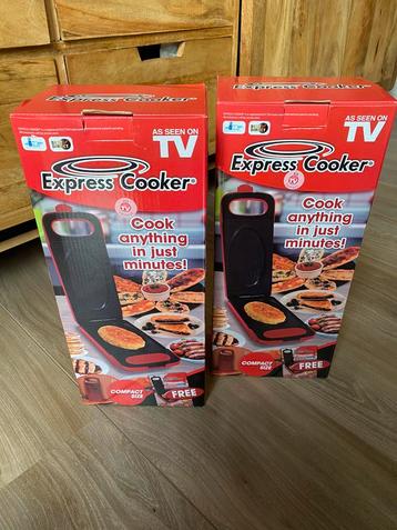 NIEUW Express cooker contactgrill (2x) beschikbaar voor biedingen