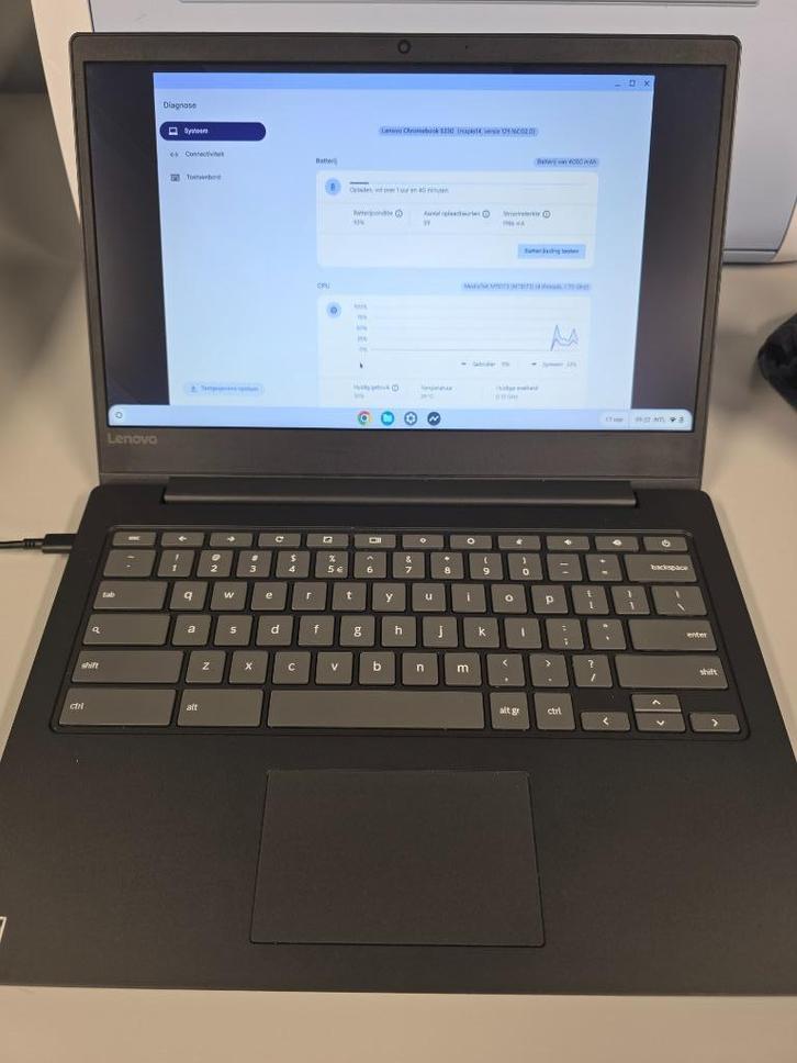 Lenovo Chromebook S330, Computers en Software, Chromebooks, Zo goed als nieuw, 14 inch, 4 GB of minder, 32 GB of minder, Qwerty
