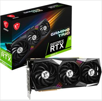 MSI 3090TI GAMING TRIO 24GB beschikbaar voor biedingen