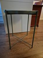 Ikea bijzettafel, Minder dan 55 cm, Metaal of Aluminium, Rond, Zo goed als nieuw