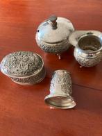 Douwe Egberts Verzilverd Set, Antiek en Kunst, Antiek | Goud en Zilver, Ophalen of Verzenden, Zilver