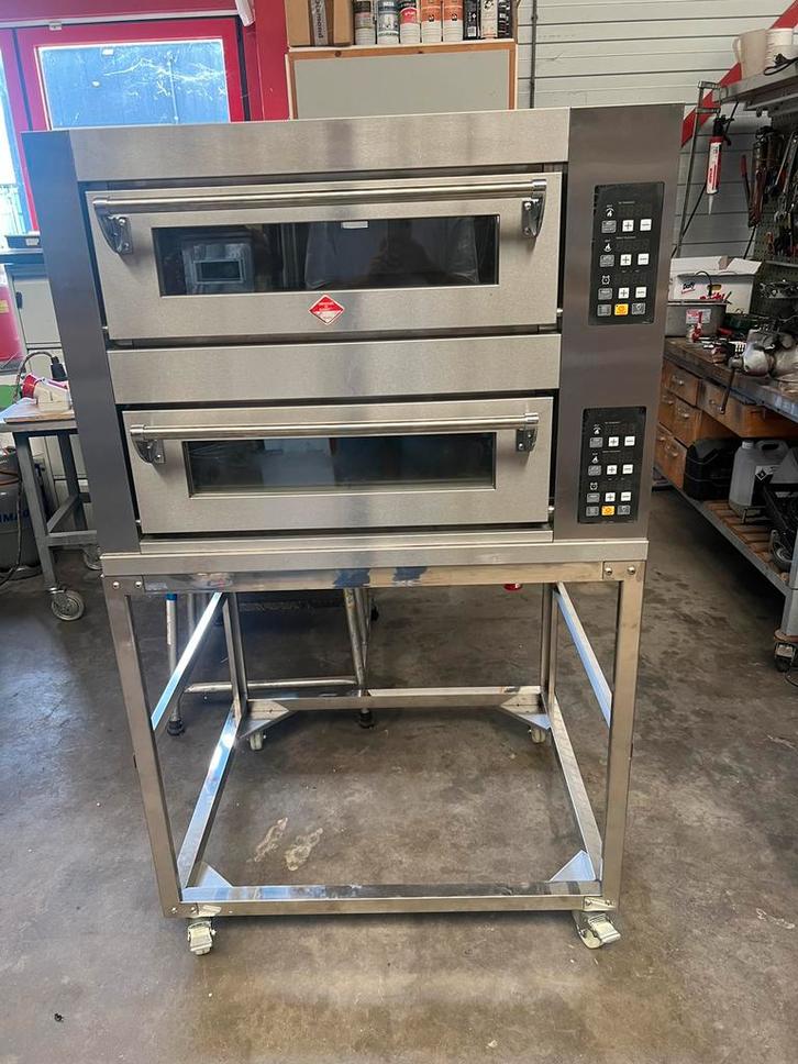 Pizzaoven 4+4 | 400V | Professioneel | Zo goed als nieuw, Witgoed en Apparatuur, Ovens, Zo goed als nieuw, Oven, 60 cm of meer