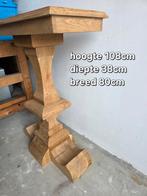 Eikenhouten Sidetable / Console Tafel, Ophalen, Gebruikt, 50 tot 100 cm, Klassiek
