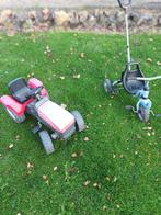 Te koop een traptractor en ee. Pucky duwfiets met gordels., Kinderen en Baby's, Speelgoed | Buiten | Voertuigen en Loopfietsen