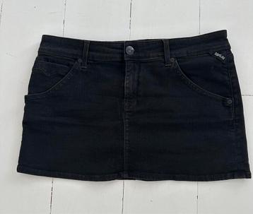 Zwart mini jeans rok merk Replay maat 29 nieuw beschikbaar voor biedingen