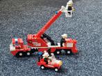 LEGO BRANDWEER LADDERWAGEN EN REDDINGSAUTO., Ophalen of Verzenden
