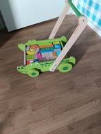 Blokkenkar, Kinderen en Baby's, Speelgoed | Houten speelgoed, Ophalen, Gebruikt, Duw- of Trekspeelgoed