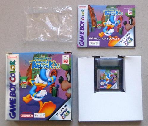 Donald Duck Quack Attack voor de Gameboy Color Compleet, Spelcomputers en Games, Games | Nintendo Game Boy, Gebruikt, Ophalen of Verzenden