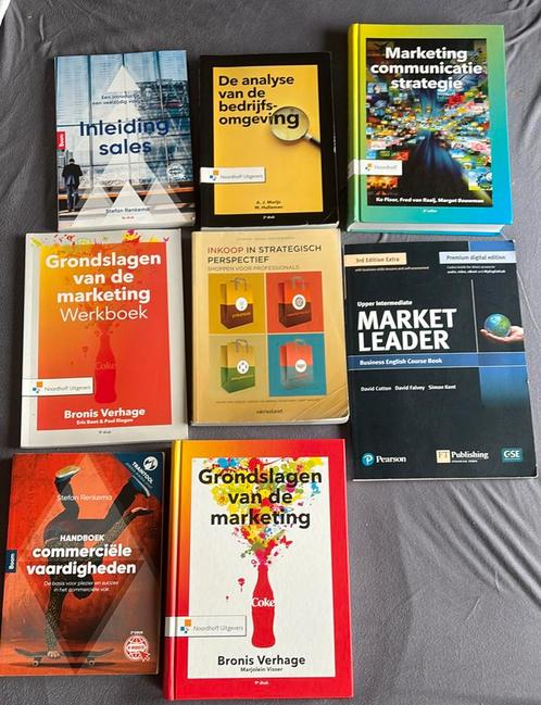 Boeken Commerciële Economie HBO – complete set (9 stuks), Boeken, Economie, Management en Marketing, Zo goed als nieuw, Economie en Marketing