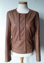 Bruin leren jasje van Anna mt 40, nieuw jasje met rits, Kleding | Dames, Jasjes, Kostuums en Pakken, Maat 38/40 (M), Verzenden