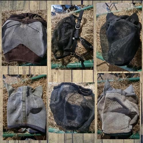 6 vliegenmaskers cob/full 28,-, Dieren en Toebehoren, Paarden en Pony's | Overige Paardenspullen, Zo goed als nieuw, Ophalen of Verzenden