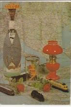 HARTELIJK GEFELICITEERD DRANKFLES GLAS MODEL LOCOMOTIEVEN, Ophalen of Verzenden, 1980 tot heden, Gelopen, Flevoland
