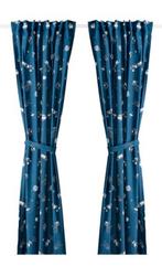 Blauw ruimte gordijn kinderkamer 120x300 cm, Huis en Inrichting, Stoffering | Gordijnen en Lamellen, Ophalen, Gebruikt, 100 tot 150 cm