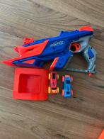 Nitro nerf pistool met auto’s en schans, Ophalen of Verzenden, Zo goed als nieuw