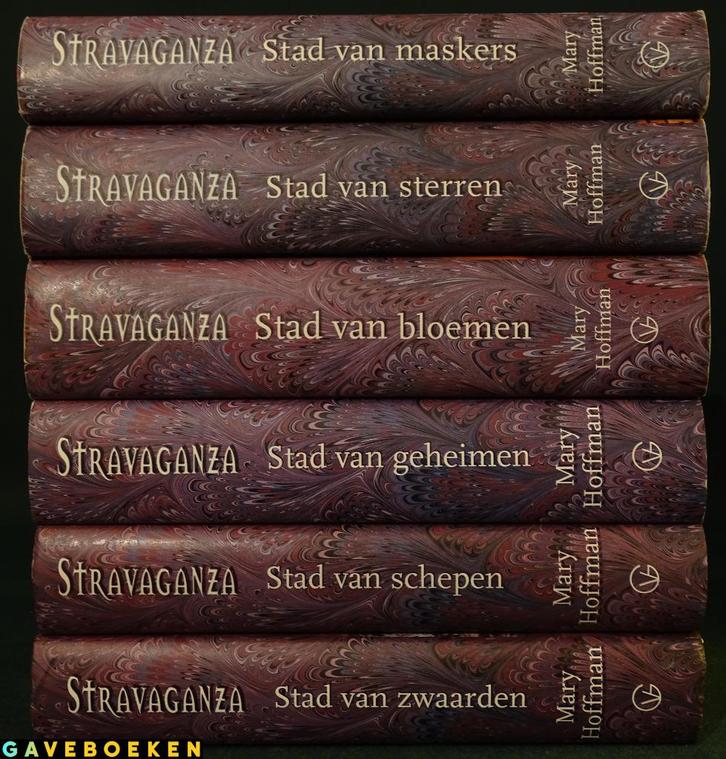 Stravaganza - Mary Hoffman - Van Goor - 6x - Hardcover, Boeken, Fantasy, Zo goed als nieuw, Ophalen of Verzenden