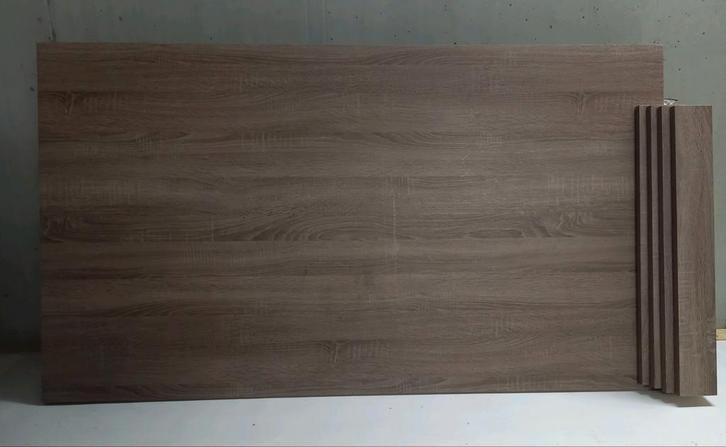 Eettafel - Tafelblad en poten, Huis en Inrichting, Tafelonderdelen, Gebruikt, Tafelblad, 100 tot 150 cm, 50 tot 100 cm, Rechthoekig