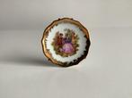 vintage miniatuur Limoges bordje met houder, Ophalen of Verzenden
