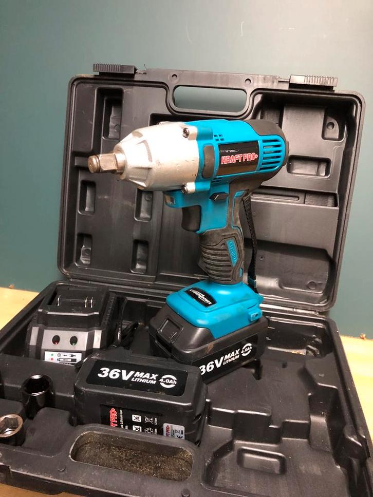 Accu Slagmoersleutel - 1x gebruikt als nieuw 36V, Doe-het-zelf en Verbouw, Gereedschap | Boormachines, Gebruikt, Overige typen