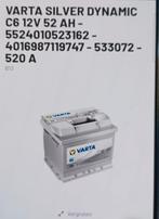 Te koop nieuwe Varta Silver Dynamic C6 12V 52Ah Accu, Auto-onderdelen, Ophalen of Verzenden, Nieuw, Universele onderdelen