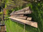 oude kapschuur palen. 3.5 tot 5 m lang, Tuin en Terras, Palen, Balken en Planken, Ophalen, Gebruikt, Palen