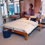 auping auronde bed, Huis en Inrichting, Slaapkamer | Bedden, Gebruikt, Bruin, Tweepersoons, Ophalen of Verzenden