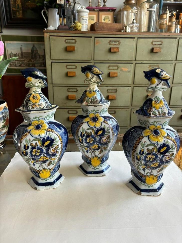 18e-eeuws Delfts kaststel – De Klaauw fabriek., Antiek en Kunst, Antiek | Porselein, Ophalen of Verzenden