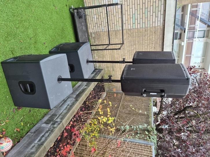 2 X JBL EON612 & EON518 set, Audio, Tv en Foto, Luidsprekers, Gebruikt, Front, Rear of Stereo speakers, 120 watt of meer, JBL