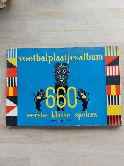 ZEER ZELDZAAM RAHO VOETBALALBUM UIT1950, Verzamelen, Sportartikelen en Voetbal, Zo goed als nieuw, Poster, Plaatje of Sticker