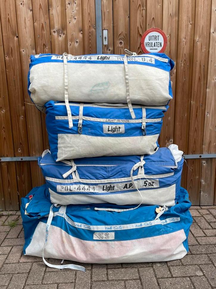 Meerdere spinnakers (16m x 8,5m) van North Sails, Watersport en Boten, Zeilen en Zeiltoebehoren, Nieuw, Spinnaker, Minder dan 15 m²