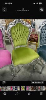 Barok zilver stoelen, Ophalen of Verzenden