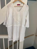 NIEUW WIT KATOEN TUNIEK, MAAT; L/XL, Ophalen of Verzenden, Nieuw, Maat 42/44 (L), Wit