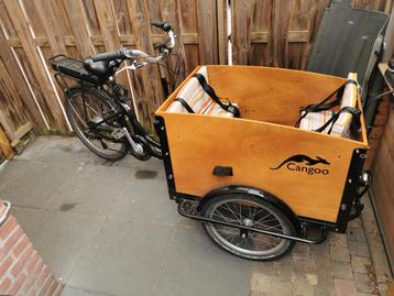 Leuke cangoo travel bakfiets +/- 4 jaar oud beschikbaar voor biedingen