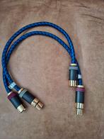 Set highend Goldkabel highline III xlr. 50cm., Ophalen of Verzenden, Zo goed als nieuw, Minder dan 2 meter, Interlink-kabel