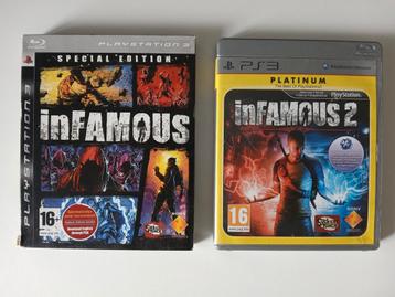 inFAMOUS (special edition) & inFAMOUS 2 - PS3 beschikbaar voor biedingen
