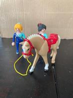 Playmobil turners en paard, Ophalen of Verzenden, Gebruikt, Complete set