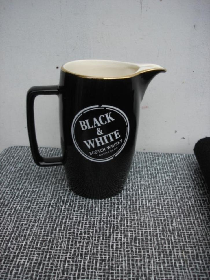 Whisky-kan / waterkan Black en White en fles BOLTON'S whisky, Verzamelen, Merken en Reclamevoorwerpen, Gebruikt, Gebruiksvoorwerp