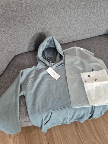 Pop Logo Hooded Sweat Stormy Sea - Turquoise beschikbaar voor biedingen