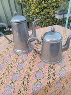 tinnen thee en koffiekan, Antiek en Kunst, Antiek | Tin, Ophalen