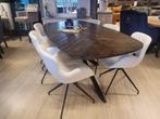 *ACTIE* Eetkamertafel Tafel Silvi Deens Ovaal Mango Hout (14, Ophalen of Verzenden, Nieuw, Tafel Eettafel Eetkamertafel Deens Ovaal Mango Hout Spinpoot