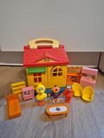 Sesamstraat huis met neef jan, ernie en elmo, Kinderen en Baby's, Speelgoed | Fisher-Price, Ophalen of Verzenden, Speelset