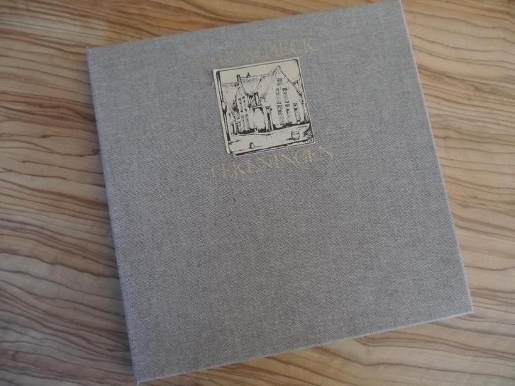 Anton Pieck tekeningen in doos, Antiek en Kunst, Kunst | Tekeningen en Foto's, Ophalen of Verzenden