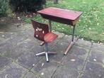 Schoolbank / schooltafel met stoel, Ophalen, Gebruikt, Tafel(s) en Stoel(en)