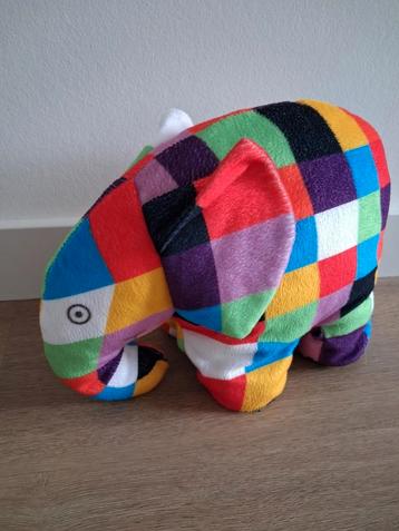 Knuffel olifant Elmer kleuren gekleurd boek K9761 beschikbaar voor biedingen