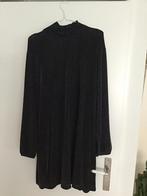 Zwarte glitter jurk, Maat 42/44 (L), Ophalen of Verzenden, Zo goed als nieuw, Zwart