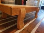 Massief Eiken Salontafel marmer tegels, Huis en Inrichting, Tafels | Salontafels, Gebruikt, 100 tot 150 cm, Eikenhout, Tijdloos