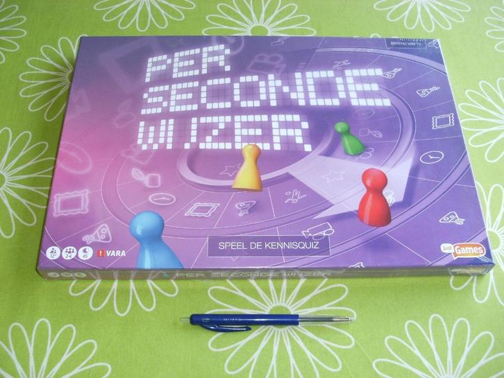 Nieuw in seal: Per Seconde wijzer - speel de kennisquiz, Hobby en Vrije tijd, Gezelschapsspellen | Bordspellen, Nieuw, Een of twee spelers