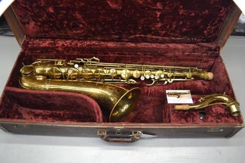 Tenor saxofoon Conn 10M Ladyface (1942), Muziek en Instrumenten, Blaasinstrumenten | Saxofoons, Gebruikt, Tenor, Met koffer, Ophalen of Verzenden