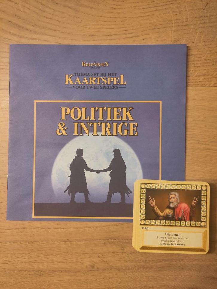 Kolonisten van Catan Kaartspel - Politiek & Intrige, Hobby en Vrije tijd, Gezelschapsspellen | Kaartspellen, Gebruikt, Een of twee spelers