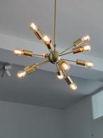 Gouden hanglamp, Ophalen, Zo goed als nieuw, Modern, Design, Spike, Metaal